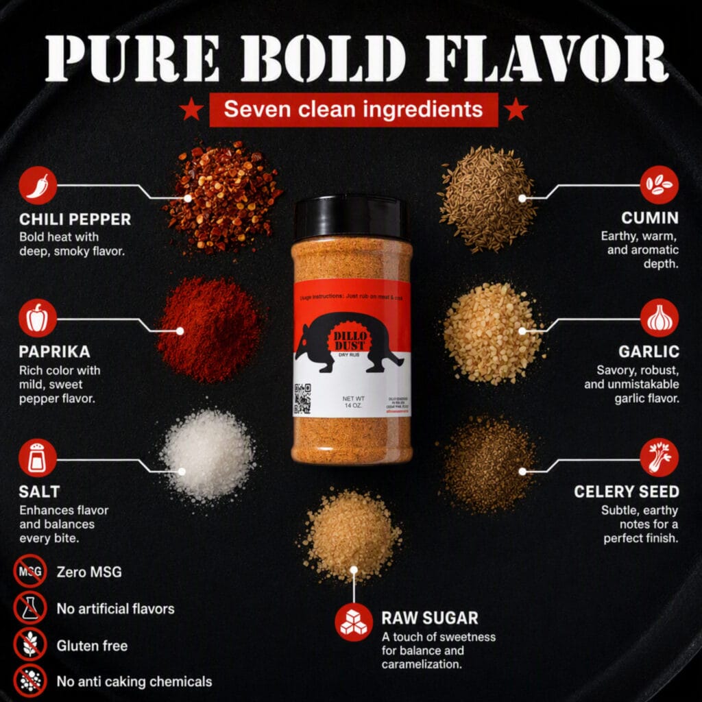 Dillo Dust - Pure Bold Flavor