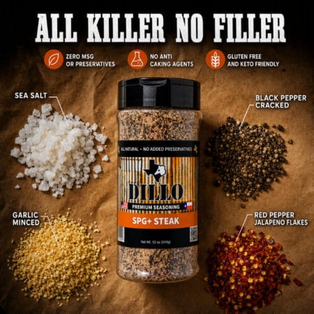 Dillo Dust SPG Steak Seasoning - All Killer. No Filler.