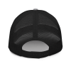 Richardson R112 Dillo Trucker Hat 6-Panel Mesh Adjustable Snap Back - Heather Gray / Black