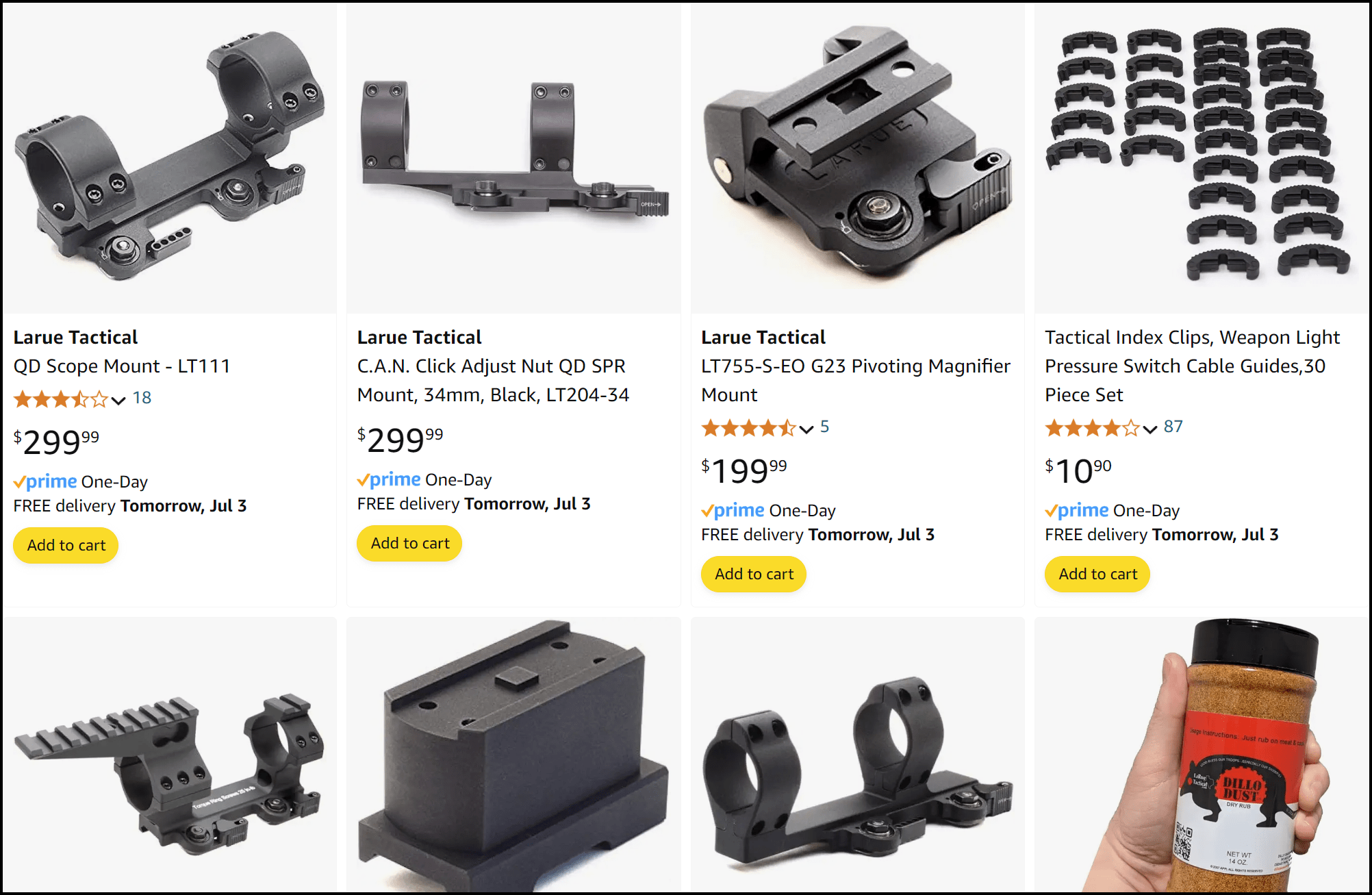 Larue Tactical is Back on Amazon.com