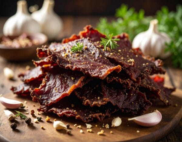 Dillo Brand Texas Tender Beef Brisket Gourmet Jerky - Garlic Pepper