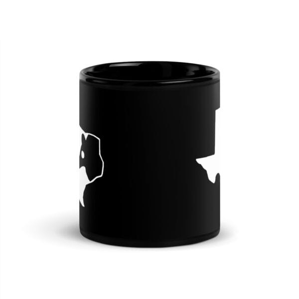 Dillo Texas Black Glossy Mug - 11oz or 15oz