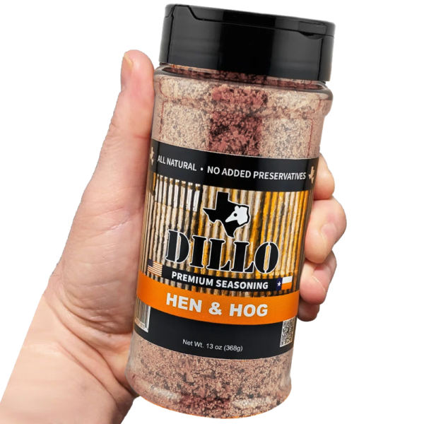 Dillo Hen & Hog Chicken and Pork Seasoning from the makers of Larue Tactical Dillo Dust