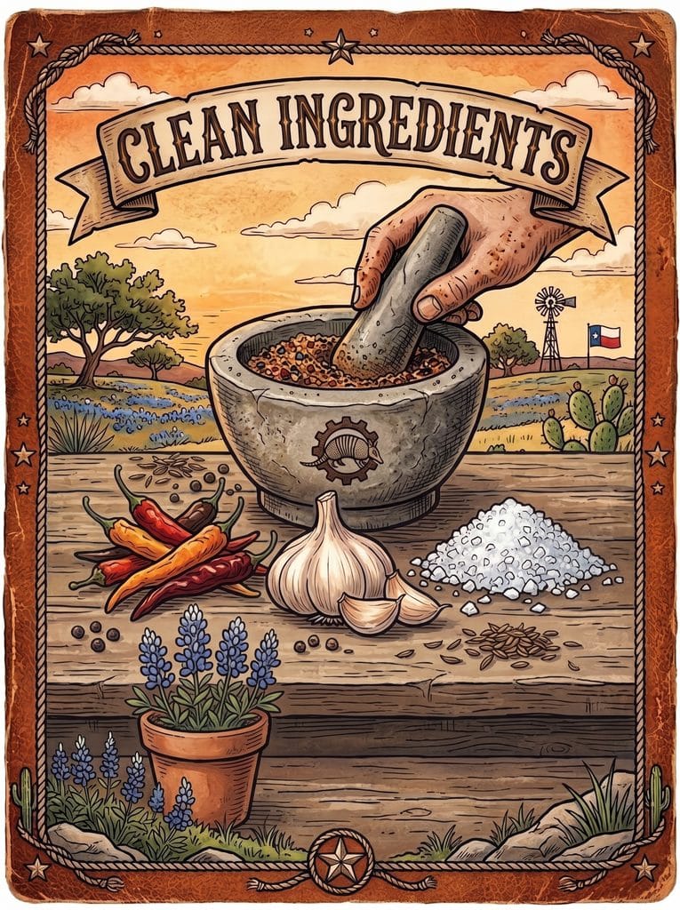 Quality Ingredients. All-natural seasoning blends made without MSG, artificial colors, artificial preservatives, GMOs, or anti-caking agents.