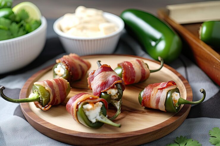 Dillo Dust BBQ Bacon Wrapped Jalapeño Poppers