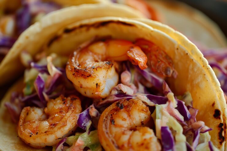 Dillo Dust Texas BBQ Shrimp Street Tacos