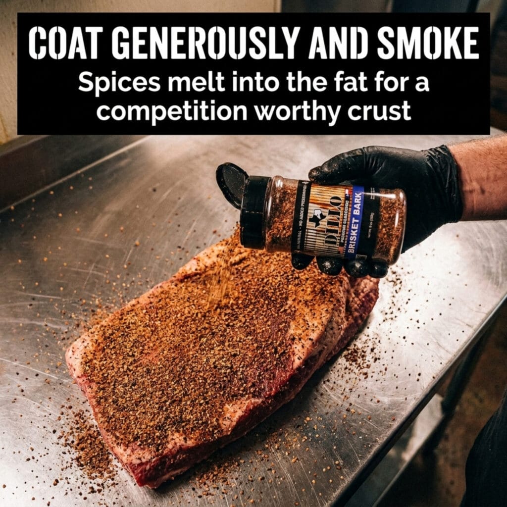 Dillo Dust Brisket Bark - Coat Generously and Smoke
