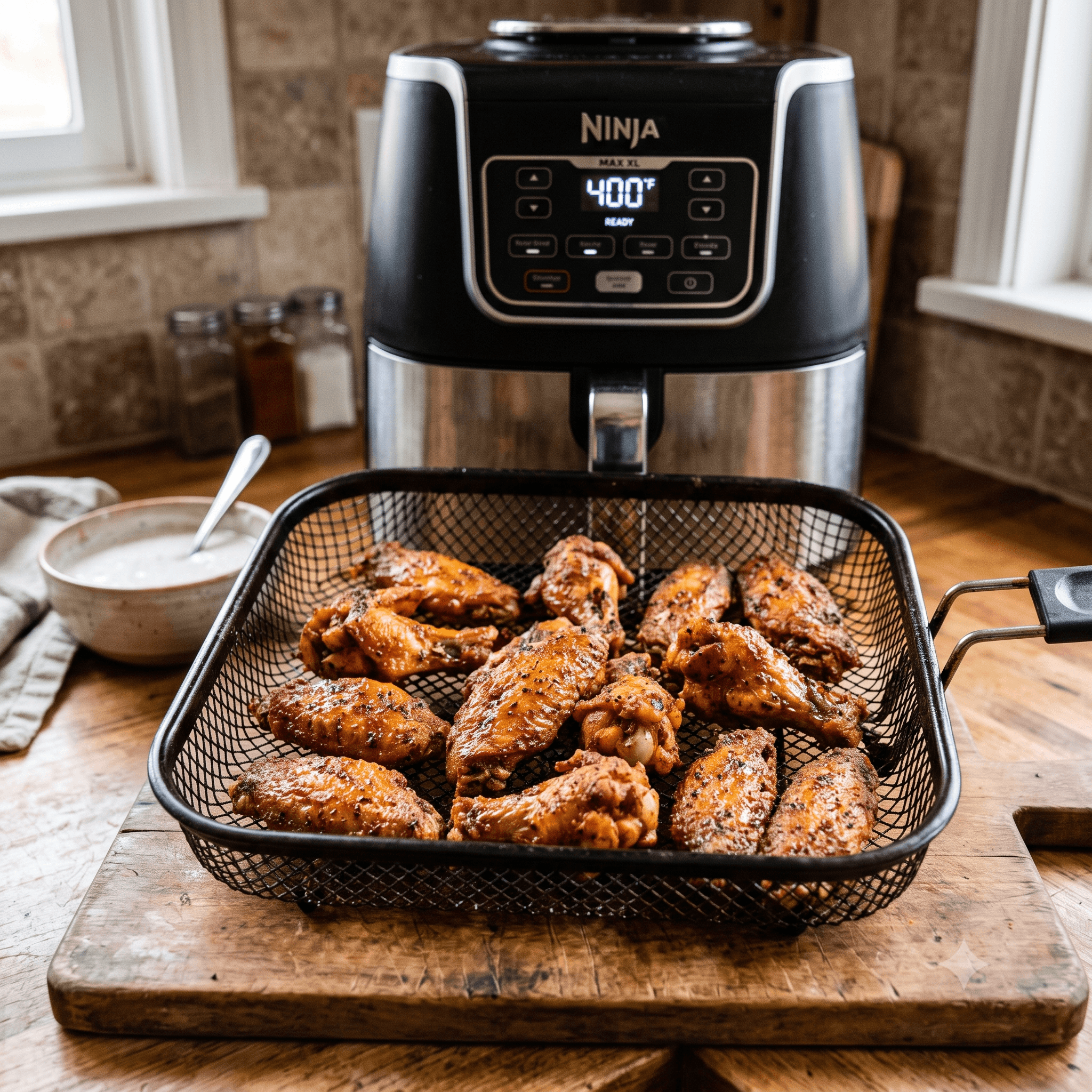 Crispy Air-Fried Dillo® Dust Chicken Wings
