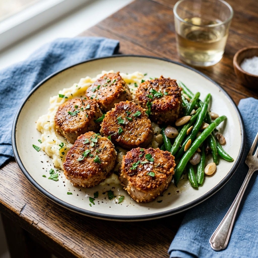 Crispy Pork Tenderloin Medallions with Dillo® Hen & Hog